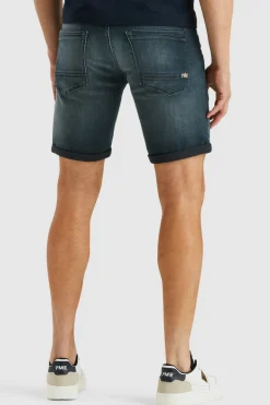 Heren short blauw