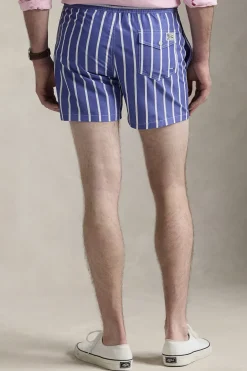 Heren short blauw