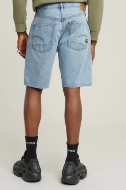 Heren short blauw