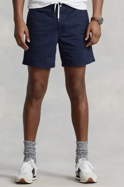 Heren short blauw
