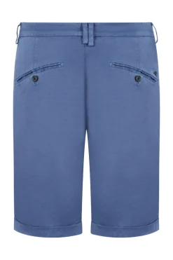 Heren short blauw