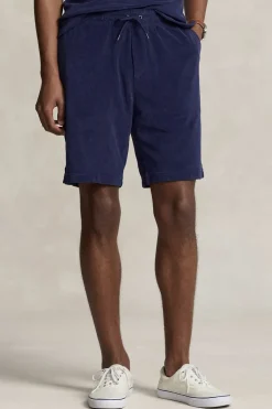 Heren short blauw