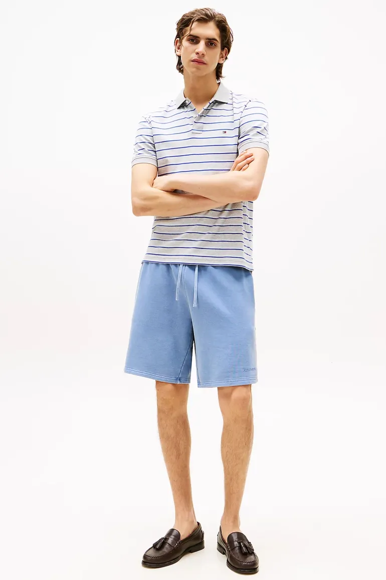 Heren short blauw