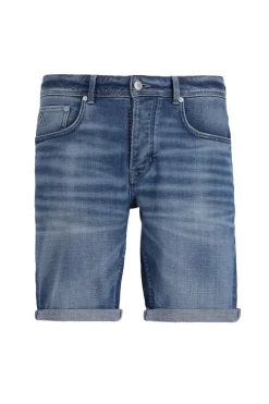 Heren short blauw