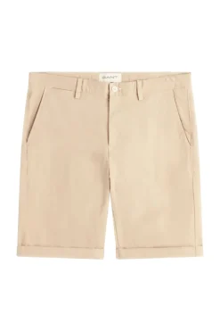 Heren short ecru