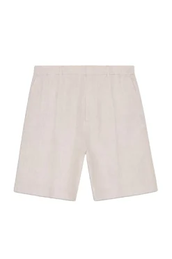 Heren short ecru