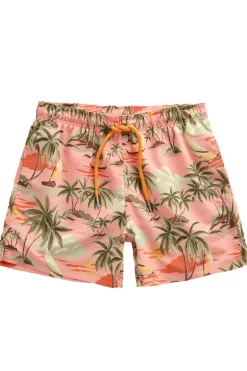 Heren short oranje