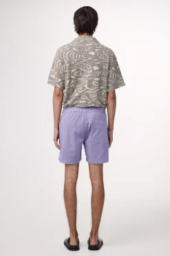 Heren short paars