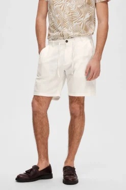 Heren short wit