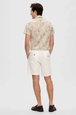 Heren short wit