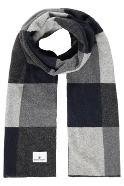 Heren sjaal blauw