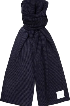 Heren sjaal blauw
