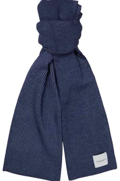 Heren sjaal blauw