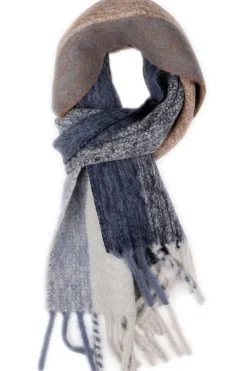 Heren sjaal blauw