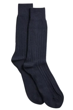Heren sokken blauw