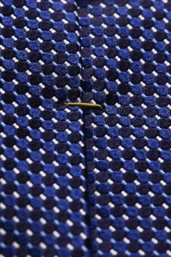 Heren stropdas blauw