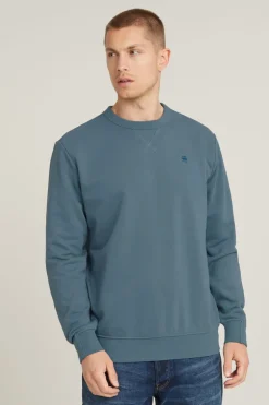 Heren sweater blauw