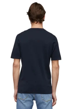 Heren t-shirt kortemouw blauw