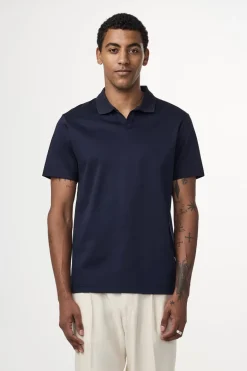 Heren t-shirt kortemouw blauw