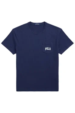 Heren t-shirt kortemouw blauw