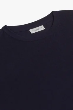 Heren t-shirt kortemouw blauw