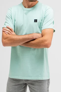 Heren t-shirt kortemouw blauw
