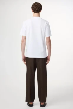 Heren t-shirt kortemouw blauw