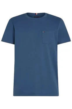 Heren t-shirt kortemouw blauw