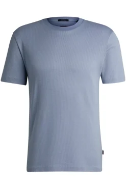 Heren t-shirt kortemouw blauw