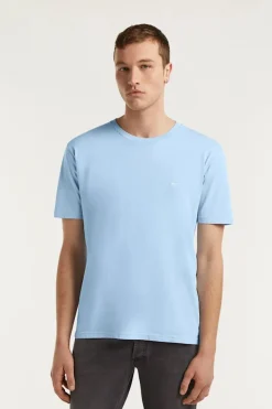 Heren t-shirt kortemouw blauw