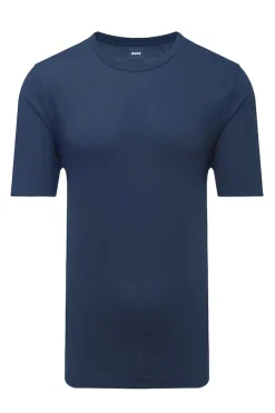 Heren t-shirt kortemouw blauw