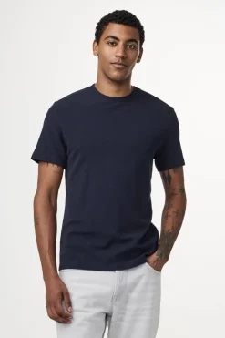 Heren t-shirt kortemouw blauw