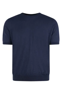 Heren t-shirt kortemouw blauw