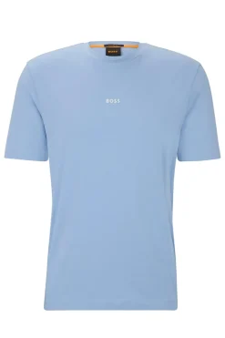 Heren t-shirt kortemouw blauw