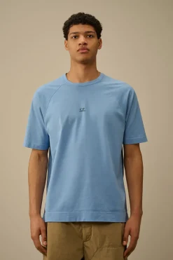 Heren t-shirt kortemouw blauw