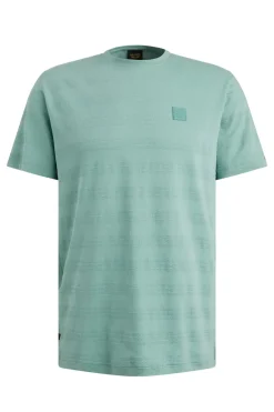 Heren t-shirt kortemouw blauw