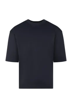 Heren t-shirt kortemouw blauw