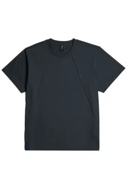 Heren t-shirt kortemouw blauw