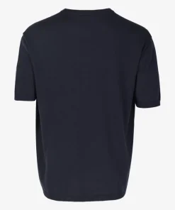 Heren t-shirt kortemouw blauw