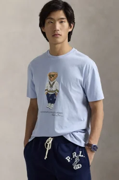 Heren t-shirt kortemouw blauw