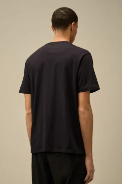 Heren t-shirt kortemouw blauw