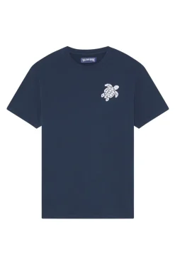 Heren t-shirt kortemouw blauw