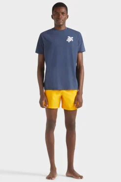 Heren t-shirt kortemouw blauw