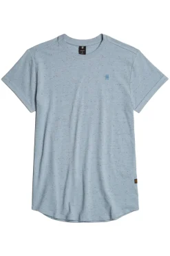Heren t-shirt kortemouw blauw