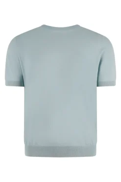 Heren t-shirt kortemouw blauw