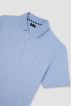 Heren t-shirt kortemouw blauw
