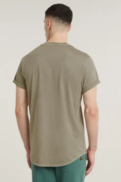 Heren t-shirt kortemouw bruin