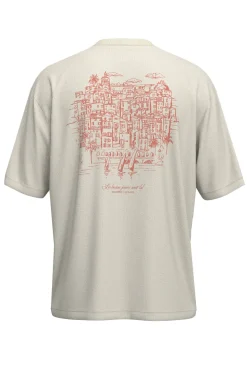 Heren t-shirt kortemouw bruin
