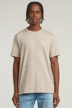 Heren t-shirt kortemouw bruin