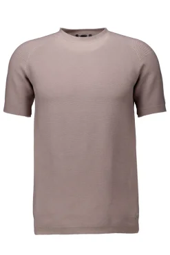 Heren t-shirt kortemouw bruin